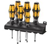 Wera 932/6 Skruetrækkersæt Kraftform Wera: Skruemejslen + stativ 05018282001