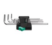 Wera 950/7 Hex-Plus 1 Vinkelnøglesæt, metrisk, krombelagt 05022181001