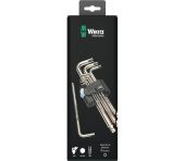 Wera 3950/9 Hex-Plus Stainless 1 SB Vinkelnøglesæt, metrisk, rustfri stål, 9 dele 05073544001