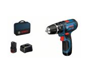 Bosch Akku slagboremaskine GSB 12V-15 2x2Ah 06019B690H