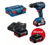 Bosch Skruemaskine GSR 18V-55 3X4AH L-BOXX 0615990L8B