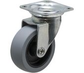 50 mm STRUKTUR Lænkehjul drejeligt med plade grå 400291142