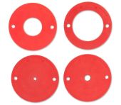 Axminster workshop routerplade plastindsætningsringe sæt AX107055