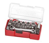 Teng Tools Topnøglesæt med 1/4" firkantfæste TJ1419 282740109
