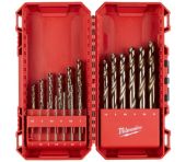 Milwaukee metalborsæt Red Cobalt HSSG-CO POF 1-10mm - 19 dele 4932493867