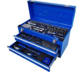 BATO Værktøjssæt 120 dele. 2 skuffer. Alt ligger i EVA skum. BA-1198