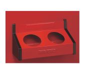 Teng Tools magnetisk hylde til 2 spraydåser 230mm 580CK 174590109