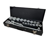 BATO Topnøglesæt 3/4" 6kt. 19-50mm. 20 dele. BA-10022