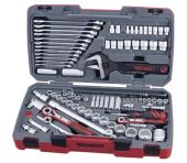 Teng Tools topnøglesæt TM127 med 1/4", 3/8" og 1/2" 238470108