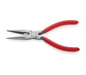 Knipex Fladrundtang med skær (Radiotang) sort atramenteret, betrukket med kunststof 160 mm KN-2501160SB
