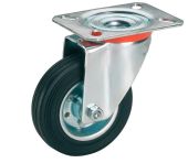 Transporthjul drejl 125x37mm Pl 100x85 ROL-711172