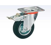 Transporthjul drejl.125x37mm m/rullel/br ROL-712172