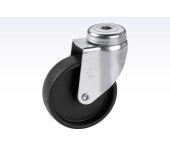 Møbelhjul drejl. 75x24mm m/glideleje ROL-773220