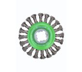 Bosch X-LOCK Heavy for Inox-skivestålbørste, flettet tråd 0,5 x 115mm 2608620733