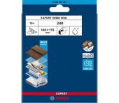 Bosch Slibeark web W480 K240 115x140mm 10 stk 2608902387
