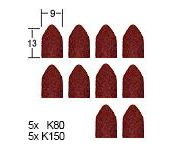 Proxxon 2x5 Slibekap.u/holder K 80 + K 150 ROL-28989