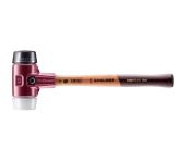 SIMPLEX soft-face mallet with cast steel housing and wooden handle, Ø 50, Rubber composition / Superplastic 3027.050
