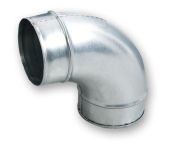 Axminster 100mm 90°-Knæk Længdefalset Rør AX410013