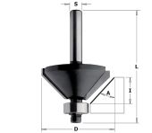 Fasfræser HM 35,0x15 45° K8 C K936-350