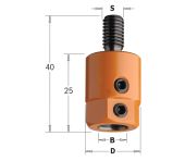 CMT Borholder M8 Flad K10 H 301.000.01