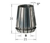 CMT Spændebøsning ER20 12x31 mm 184.120.20