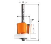 CMT Kantfræser HM 12,7x12,7 K6 707.128.11