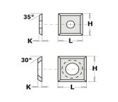 CMT Vendeplatte 13,6x13,6x2 CMT 790.136.00