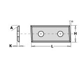 CMT Vendeplatte 28,3x12x1,5 3° CMT 790.283.12