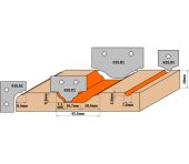 CMT Profilplatte nr. A4 til 615 615.A4