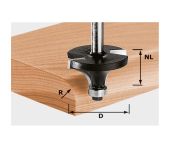 Festool Staffræser HW, skaft 8 mm HW S8 D31,7/R9,5 KL 491015