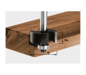 Festool Falsfræser HW, skaft 8 mm HW S8 D31,7/NL 12,7 491022