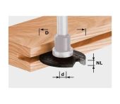 Festool Skivenotfræser HW HW D40x3 491057