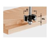 Festool Falsfræser HW med vendeplatter, skaft 8 mm HW S8 D38/12 491085