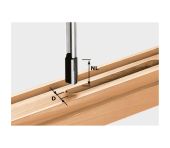 Festool Notfræser HW, skaft 12 mm HW S12 D24/45 491095