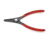 Knipex Præcisions-låseringstang til udvendige ringe på aksler grå atramenteret, betrukket med skridhæmmende kunststof 180 mm KN-4911A2SB
