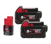 Milwaukee Startsæt M18 B52 med batterier M18 og M12 4932451242