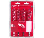 Milwaukee træborsæt Speed Feed 4 dele 4932479477