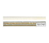 CraftProKits Guld & Sølv Polyesterblok - Rund - 150 x 20 mm AX701747