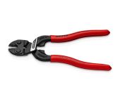 Knipex KNIPEX CoBolt® S Kompakt boltsaks med udsparing i skæret sort atramenteret, betrukket med kunststof 160 mm KN-7131160SB
