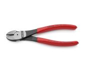 Knipex Kraft-skævbider sort atramenteret, betrukket med kunststof 180 mm KN-7401180SB