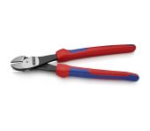 Knipex Kraft-skævbider sort atramenteret, med flerkomponent-håndtag 250 mm KN-7402250SB