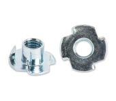 Gevindskåret T-møtrik med tænder - M10 x 12 mm - 10 stk. AX800401