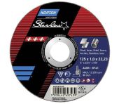 Norton Starline skæreskive 125x1,0x22mm 234030302