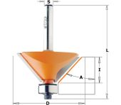 CMT Fasfræser HM 65x26 45° K12 936.950.11