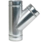 Axminster 45°-Grenrør, Længdefalset 125mm - 125mm AX951622