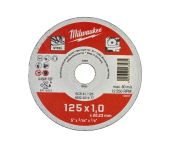 Milwaukee Skæreskive Metal STD 125x1 mm 200 stk 4932451478