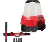 Milwaukee Områdelampe M18 TAL-0 med minilygte og pandelampe MILWAUKEEPAKKE10