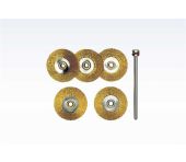 Proxxon Messingbørster Ø 22mm 5 stk. ROL-28962