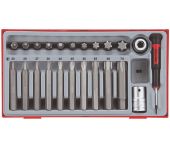 Teng Tools Torx bits-topsæt 1/2" TTTX23 med 23 dele 68860105