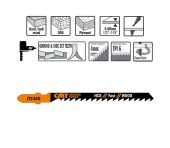 Stiksavklinge 75mm HCS Fast JT244D-5